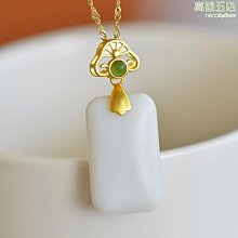 天然和田白玉碧玉南天門吊墜掛件毛衣鏈S925通體銀烤藍古法~滿200元發貨 歷史價格詳細信息