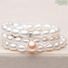 天然淡水珍珠項鍊媽媽款金鑲玉笑佛吊墜送婆婆長輩中年人母親節禮 歷史價格詳細信息