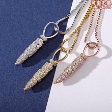 新款嘻哈鑲綠鉆眼睛豹子頭吊墜項鏈情侶嘻哈鈦鋼項鏈男女輕奢飾品 歷史價格詳細信息