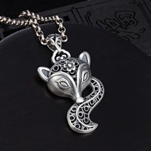 純銀狐貍戒指足銀990復古小眾指環銀飾飾品氣質個性時尚戒子女-鴻運飾品 歷史價格詳細信息