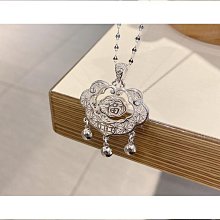 如意平安鎖999足銀吊墜中國風宮廷和田玉項鍊女新中式送母親飾品 歷史價格詳細信息