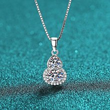 s925銀項鍊新款莫桑石吊墜temu配飾禮品源頭 歷史價格詳細信息