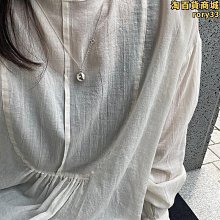 範智喬法式風飾品925純銀圓珠金色佛珠手鍊小眾極簡約INS手飾 歷史價格詳細信息