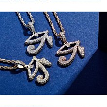 荷魯斯之眼耳環小眾ins高級感美式重工耳圈嘻哈潮流鋯石耳釘潮 歷史價格詳細信息