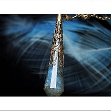 項鍊 靈擺占蔔吊墜能量石天然水晶項鍊灰月光紫粉白黃藍砂黑曜石六芒星雲吞  露天市集  全台最大的網路購物市集 歷史價格詳細信息