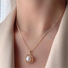 2023年新款潮小眾設計感珍珠耳釘925純銀針高級感鑲鑽人魚珠耳環 歷史價格詳細信息