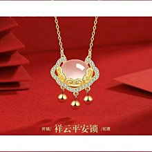 如意平安鎖s925純銀白玉髓項飾復古輕奢感項鍊女小眾簡約百搭 歷史價格詳細信息