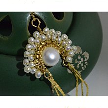 【締造】中國風復古國潮古裝劇花朵款淡水大米珍珠耳釘女s925銀針耳環A19 歷史價格詳細信息