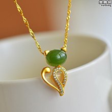 [斯頓]和田玉四葉草耳墜s925銀鎏金白玉心形轉運草耳環時尚氣質玉耳飾 歷史價格詳細信息