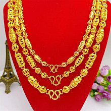 越南沙金品寬版男士車花手鏈霸氣金福字大手鏈鍍金色久不掉色 歷史價格詳細信息