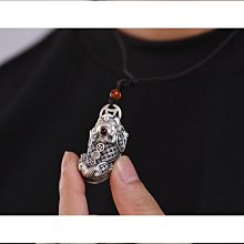 S999純銀黃財神吊墜掛墜素銀未做舊款 手工簪刻純銀黃財神吊111 歷史價格詳細信息