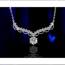 s925純銀吊墜莫桑鑽一葉子吊墜項鍊女ins風設計感1克拉莫桑石項鍊 歷史價格詳細信息