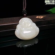 和田白玉彌勒佛吊墜S925銀鑲嵌琺瑯笑佛項墜頸飾狀元帽國潮飾品 歷史價格詳細信息