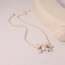 天然珍珠項鍊 定作(白色)~~~【Flora芙洛拉】 歷史價格詳細信息