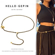 腰鍊 腰帶 腰鏈 彩色水鑽腰鏈 肚臍鏈 花貓咪 女生皮帶 腰帶 腰封 腰繩 腰鍊 歷史價格詳細信息