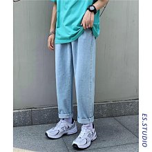 新塘夏季薄款牛仔褲男士寬松直筒休閑闊腿褲男透氣舒適長褲子男裝 Y2303 歷史價格詳細信息