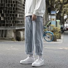 秋季新款復古牛仔衤庫男潮牌韓版寬鬆直筒高級潮流男士休閒百搭衤庫子 歷史價格詳細信息