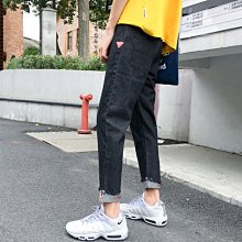 下殺-香港春夏季休閒直筒褲子男新正韓寬松百搭九分褲潮流i新品ns學生牛仔褲 歷史價格詳細信息