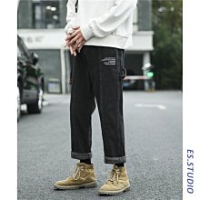 下殺-牛仔褲男正韓直筒潮流寬松新褲子百搭休閒長褲ins潮新品牌闊腿褲九分褲 歷史價格詳細信息