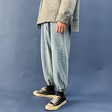 牛仔褲男 潮牌束腳褲 牛仔破褲 修身小腳褲 韓版長褲 潮流休閑褲 男生九分褲 黑灰色牛仔長褲 工作褲寬鬆直筒褲-潮流精選 歷史價格詳細信息