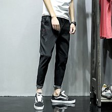 秋季破洞牛仔褲 九分褲女韓版高腰彈力修身小腳褲 顯瘦鉛筆長褲窄管褲刷破褲子~CoCo服飾 歷史價格詳細信息