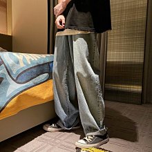 下殺-牛仔褲男個性破洞毛邊寬松新直筒正韓夏裝青少年ins新品時尚薄款九分褲 歷史價格詳細信息