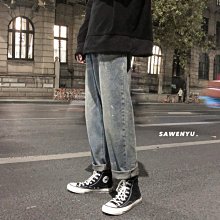 男童寬松牛仔褲春裝2024新款韓版兒童淺色褲子小男孩韓范長褲潮流 歷史價格詳細信息