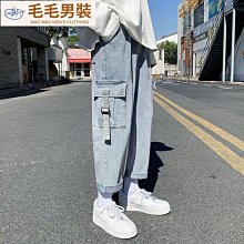褲子男士韓版潮流秋季寬松休閑長褲運動秋冬款九分褲直筒工裝褲潮 歷史價格詳細信息