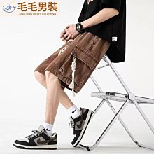 牛仔褲男夏季港風直筒寬鬆休閒破洞褲學生韓版潮流工裝闊腿長褲子 歷史價格詳細信息