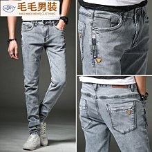 韓版窄管褲 休閒長褲 男牛仔褲 直筒牛仔褲 牛仔長褲  冬季刷毛加厚牛仔褲男士彈力緊身窄管潮流寬-潮男服飾 歷史價格詳細信息