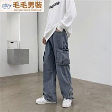 春秋季街頭工裝褲男潮牌寬松休閑九分褲韓版潮流束腳褲多口袋褲子  現貨下殺 歷史價格詳細信息