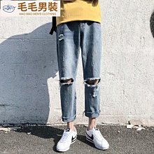 青年潮流九分工裝褲 美式水洗做舊多口袋工裝褲 男士寬鬆錐形褲 【187】-鑫星精選 歷史價格詳細信息