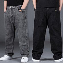 [28-48]秋季厚款牛仔 男加肥加大尺碼寬鬆直筒男士子 黑色刷毛胖子肥佬 男牛仔 彈性工作 加大尺碼寬鬆男士 歷史價格詳細信息