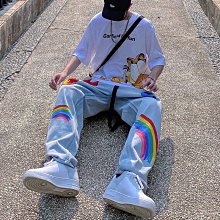 【潮派衣櫥】男士牛仔褲街舞嘻哈牛仔褲時尚刺繡黑色寬鬆板牛仔褲整體男說唱嘻哈牛仔褲 歷史價格詳細信息