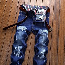 牛仔褲子男士春季韓版寬鬆直筒青年港風ins個性帥氣休閒闊腿長褲 歷史價格詳細信息