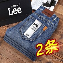 lee牛仔褲男士2023新秋冬款直筒寬鬆加絨厚款彈力休閒長褲子 歷史價格詳細信息