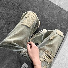 【潮派衣櫥】破洞牛仔褲男窄管寬鬆韓版潮流破褲子9分緊身春夏季薄九分褲 歷史價格詳細信息