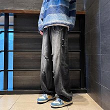 【潮派衣櫥】破洞牛仔褲男窄管寬鬆韓版潮流破褲子9分緊身春夏季薄九分褲 歷史價格詳細信息