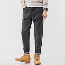 秋季韓版潮流寬鬆牛仔褲 丹寧大尺碼牛仔褲男士哈倫工裝束腳褲 休閒牛仔長褲 丹寧牛仔長褲 牛仔褲男 黑色牛仔褲 歷史價格詳細信息