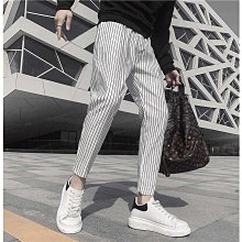 痞帥條紋西裝暴徒男感韓版修身外套商務休閒大碼結婚西服套裝 歷史價格詳細信息