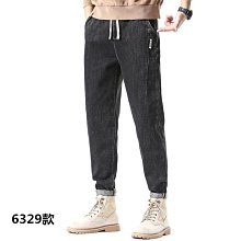 大尺碼 秋冬季肥佬牛仔褲男寬松大碼嘻哈潮牌男生褲子胖子休閑束腳九分褲長褲大碼韓版運動褲-22號穿搭 歷史價格詳細信息