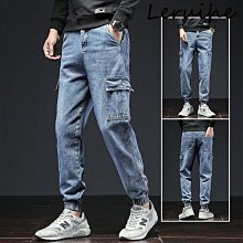 【潮派衣櫥】男士牛仔褲 多口袋牛仔褲 寬鬆加肥加大碼長褲子 男潮流嘻哈大碼街舞滑板褲 歷史價格詳細信息