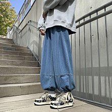 大尺碼  鬆緊休閒褲 寬褲 工作褲 直筒褲復古 文藝青少年情侶 (GCG32)【FIZZE】 歷史價格詳細信息