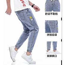 【潮派衣櫥】高質量牛仔褲男 夏季新 淺色復古9分牛仔 韓版寬松青少年直筒褲 墜感闊腿休閑褲子 男士長褲寬褲 歷史價格詳細信息