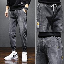 【潮派衣櫥】歐洲站印花牛仔褲男潮牌彈力窄管窄版緊身長褲春夏季薄款男褲流行青年長褲 歷史價格詳細信息