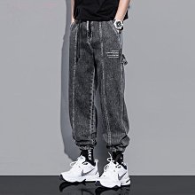 牛仔褲子男士春季韓版寬鬆直筒青年港風ins個性帥氣休閒闊腿長褲 歷史價格詳細信息