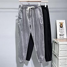 夏季大尺碼工裝褲男 潮牌寬鬆大尺碼束口褲 學生潮流休閒褲 春秋款長褲子男 側口袋工作褲 男生工作褲 男生長褲 男生褲子 歷史價格詳細信息