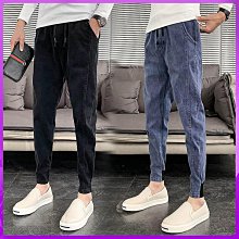 牛仔褲男 束腳褲 牛仔小腳褲 男生長褲 縮口牛仔褲 休閑褲男 韓版長褲 百搭小腳長褲 韓版九分工裝褲男 男生衣著 歷史價格詳細信息