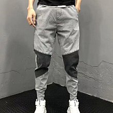 【潮派衣櫥】百搭束腳休閒褲潮流印花痞帥褲子青年彈力窄管褲刷毛加厚休閒褲刺繡牛仔褲男復古印花牛仔褲【】 潮牌牛仔褲男大尺碼 歷史價格詳細信息