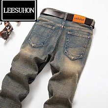 【28-40碼】彈力牛仔褲 大尺碼商務風丹寧牛仔長褲 男休閒牛仔褲 上班族必備  修身直筒長褲 男生長褲 男生衣著 歷史價格詳細信息